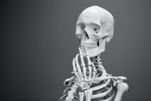 a skeleton thinking to represent not thinking like a partner as a mistake made in the partnership admissions process