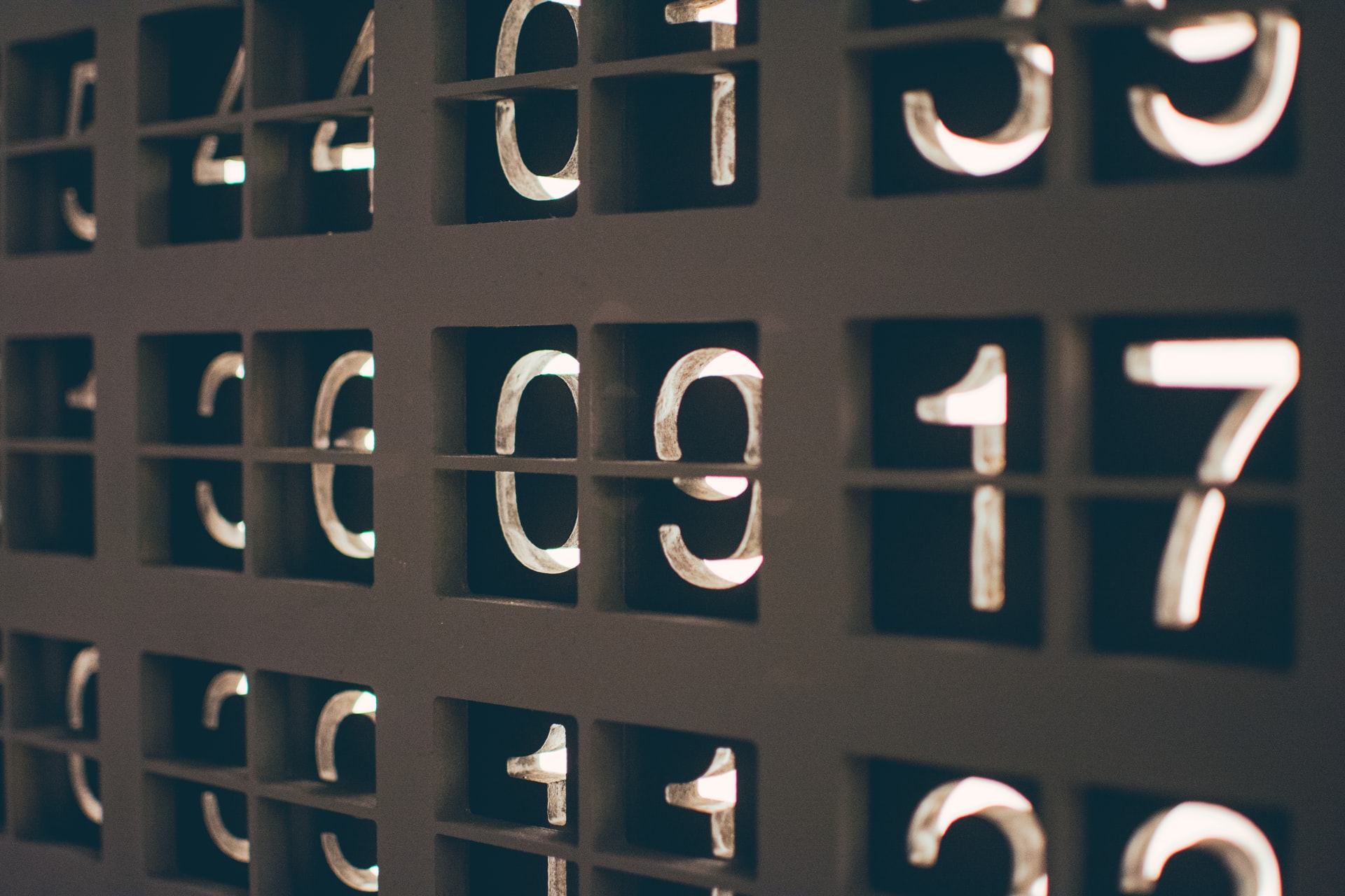 numbers to symbolise candidates not remembering their numbers in the admissions process